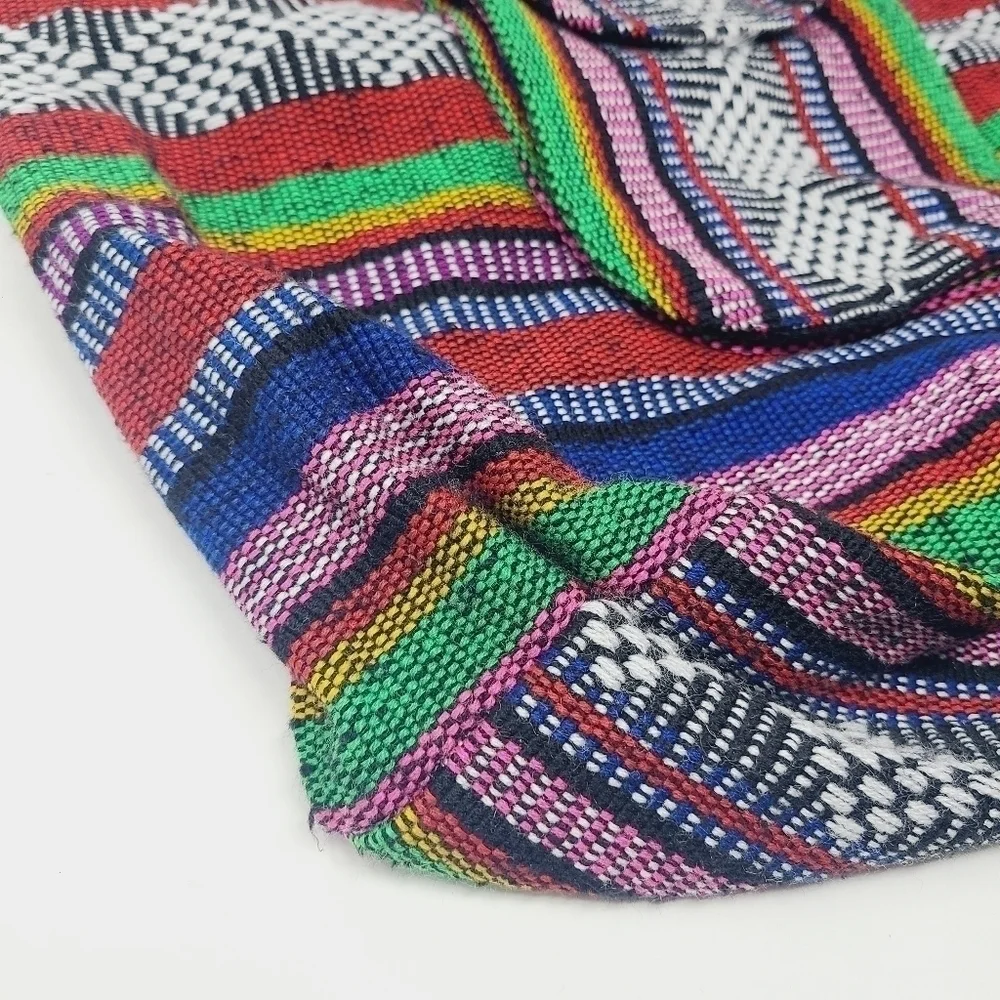 Unbranded | Multicolored Bohemian Baja Fabric Backpack or Bookbag (One Size)